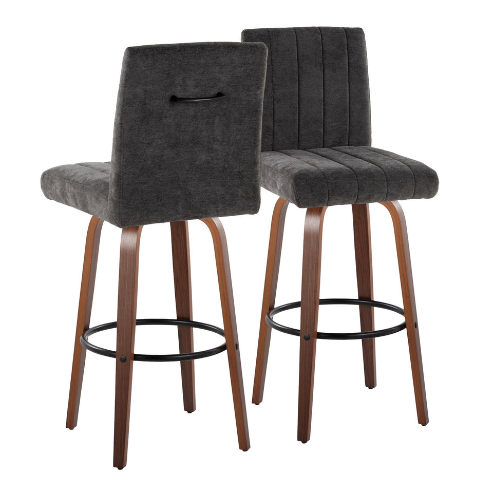 Hank 30" Fixed-Height Barstool - Set of 2
