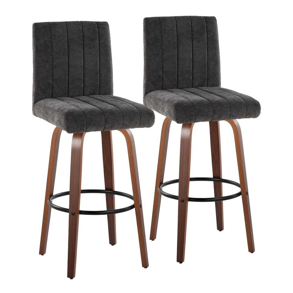 Hank 30" Fixed-Height Barstool - Set of 2