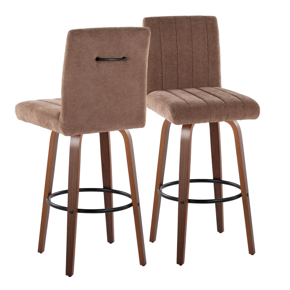 Hank 30" Fixed-Height Barstool - Set of 2