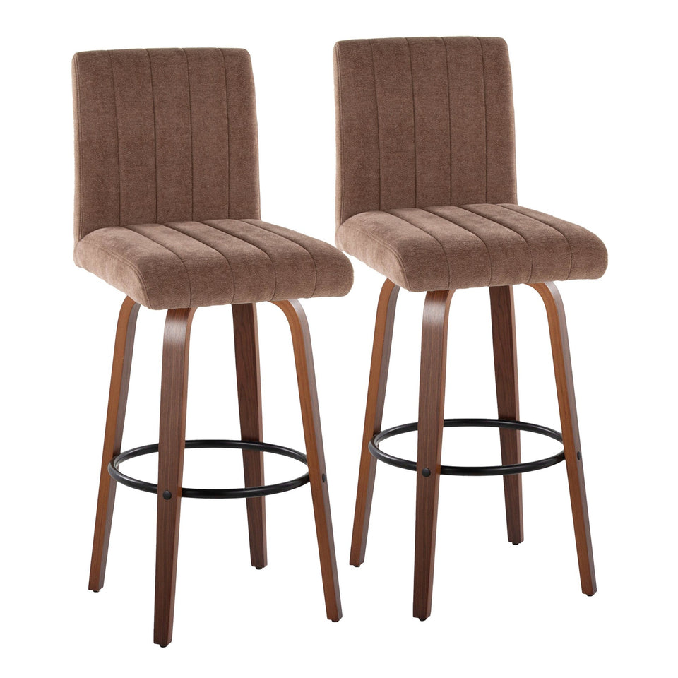 Hank 30" Fixed-Height Barstool - Set of 2