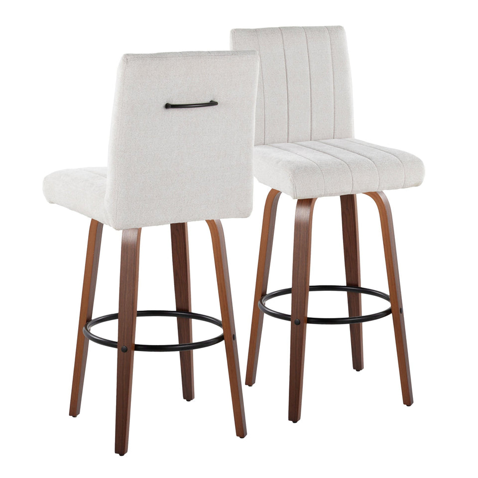Hank 30" Fixed-Height Barstool - Set of 2