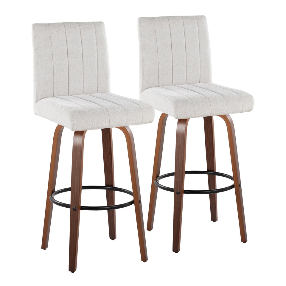 Hank 30" Fixed-Height Barstool - Set of 2
