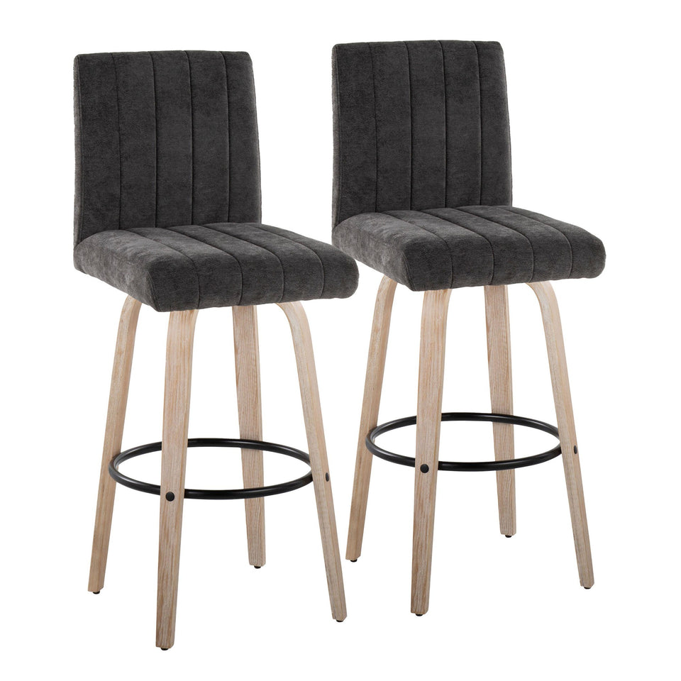 Hank 30" Fixed-Height Barstool - Set of 2
