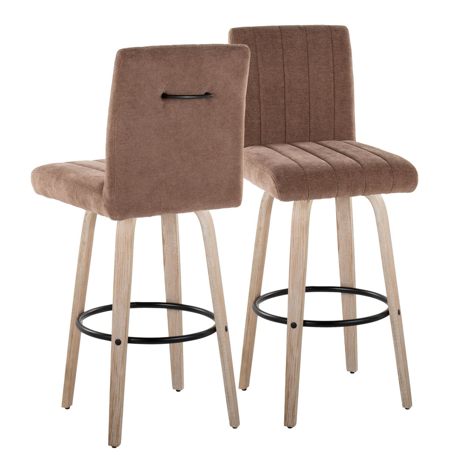 Hank 30" Fixed-Height Barstool - Set of 2
