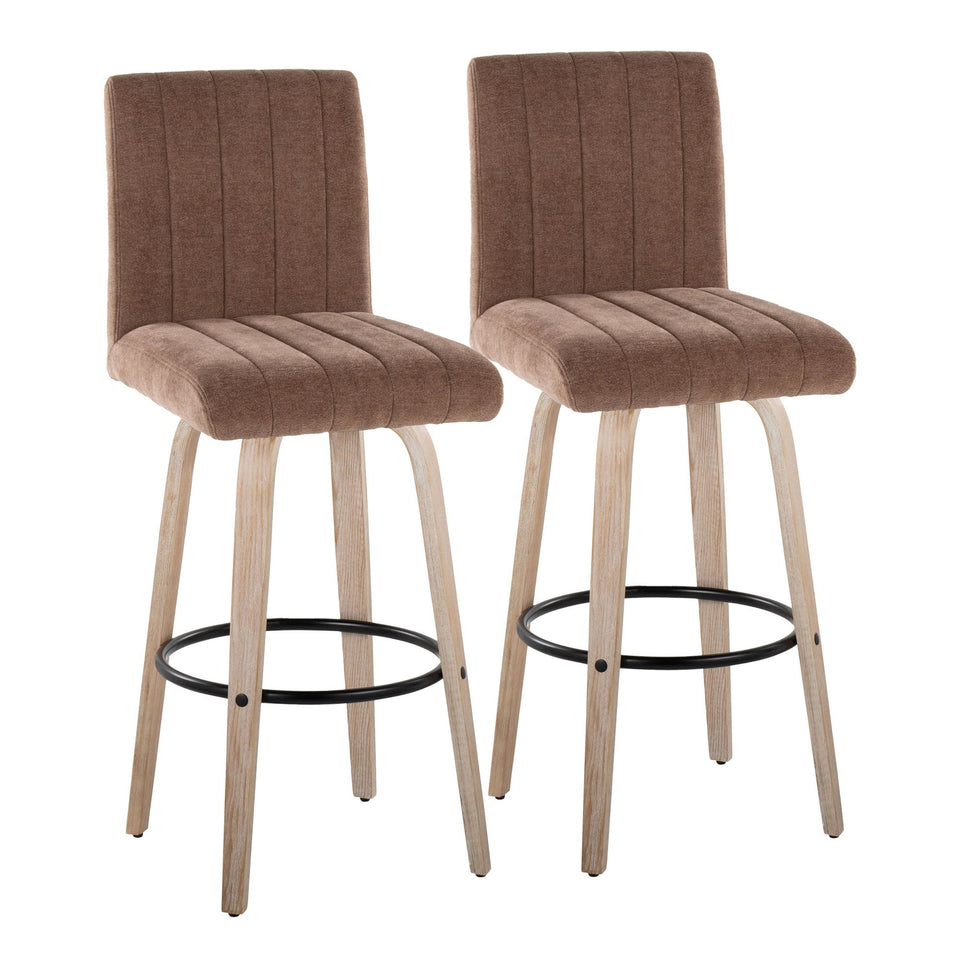 Hank 30" Fixed-Height Barstool - Set of 2