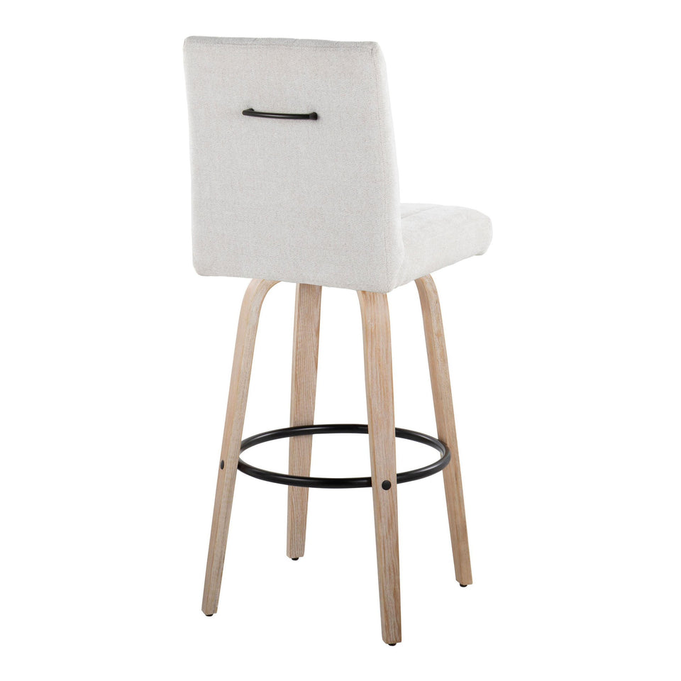 Hank 30" Fixed-Height Barstool - Set of 2