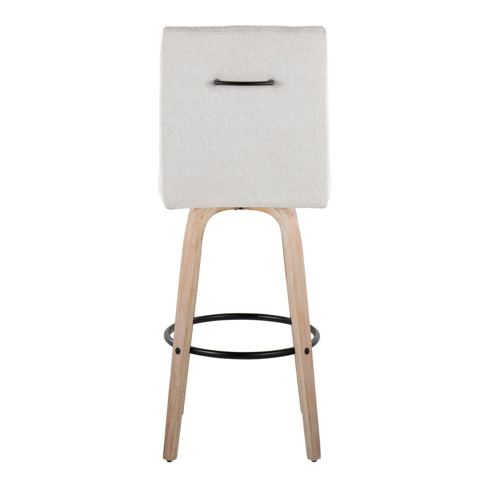 Hank 30" Fixed-Height Barstool - Set of 2