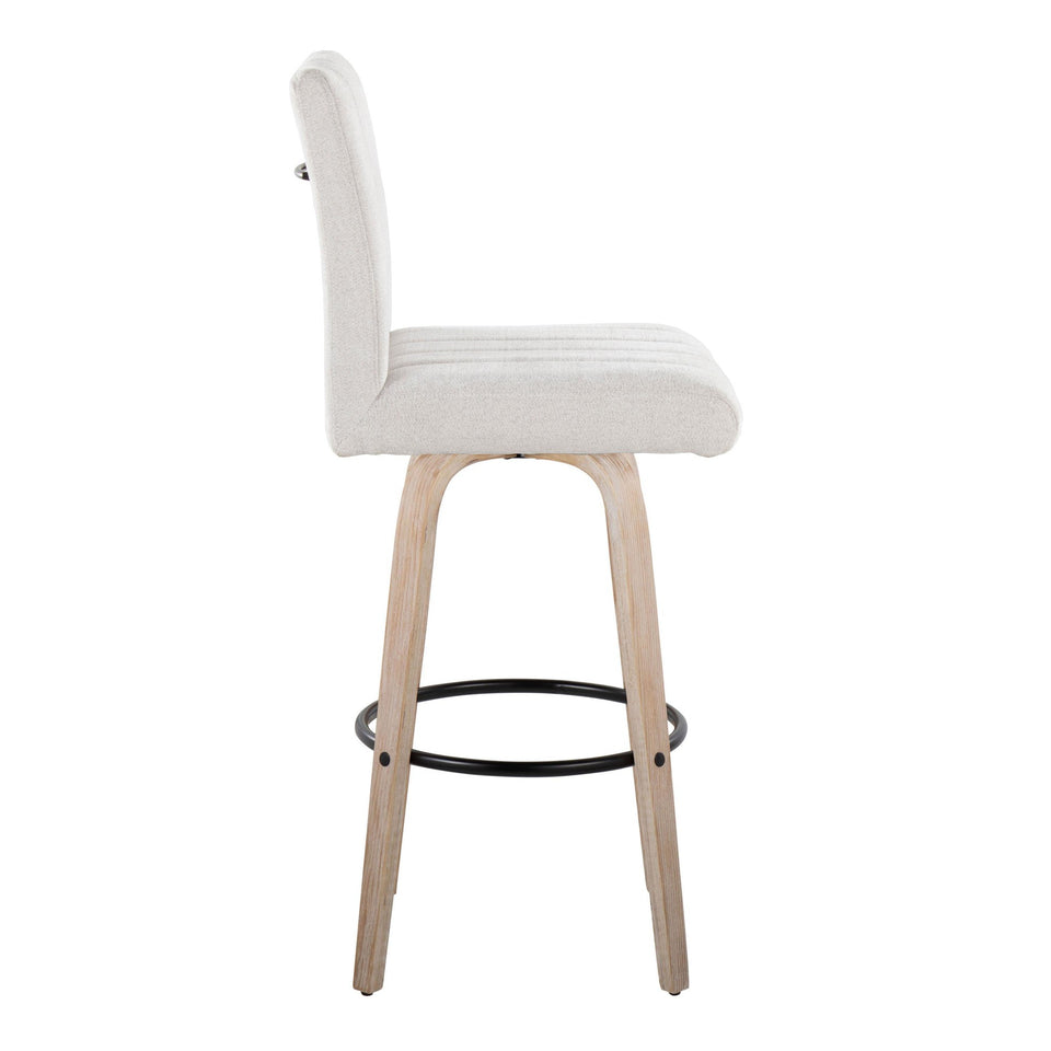 Hank 30" Fixed-Height Barstool - Set of 2