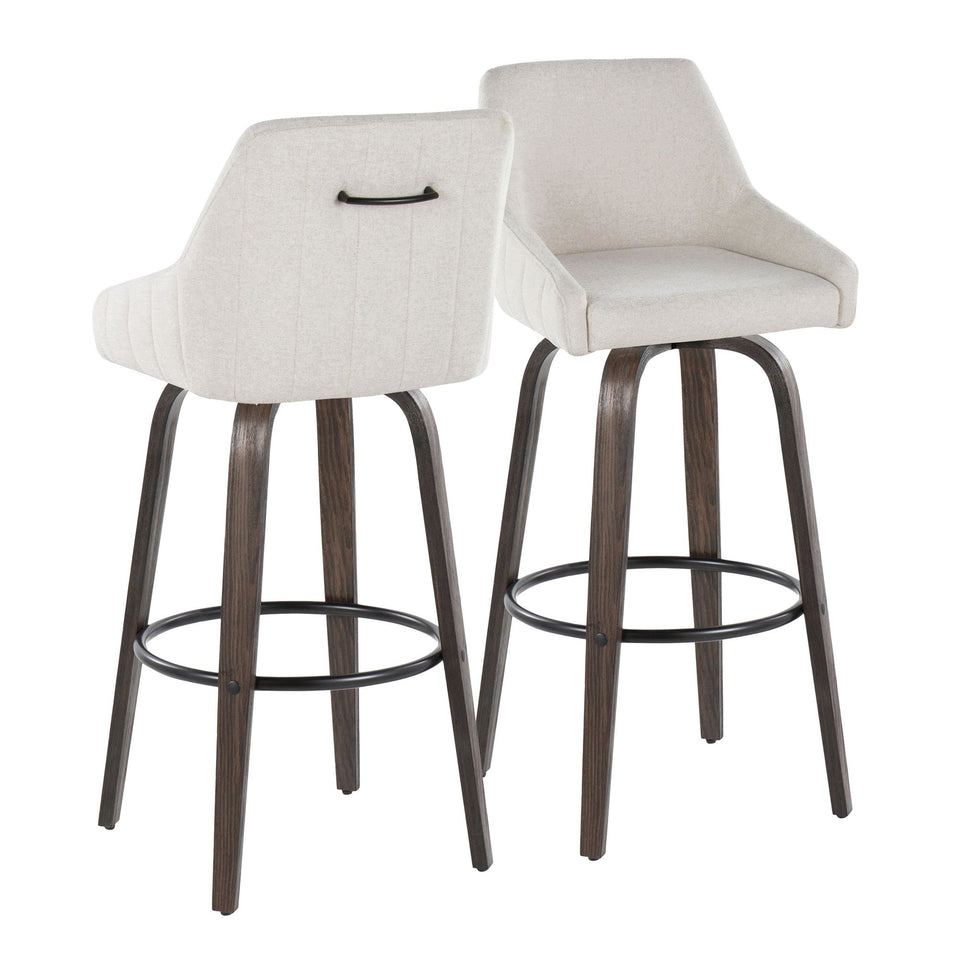Hannah 30" Fixed-Height Barstool - Set of 2