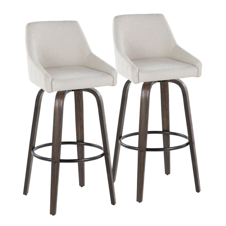 Hannah 30" Fixed-Height Barstool - Set of 2
