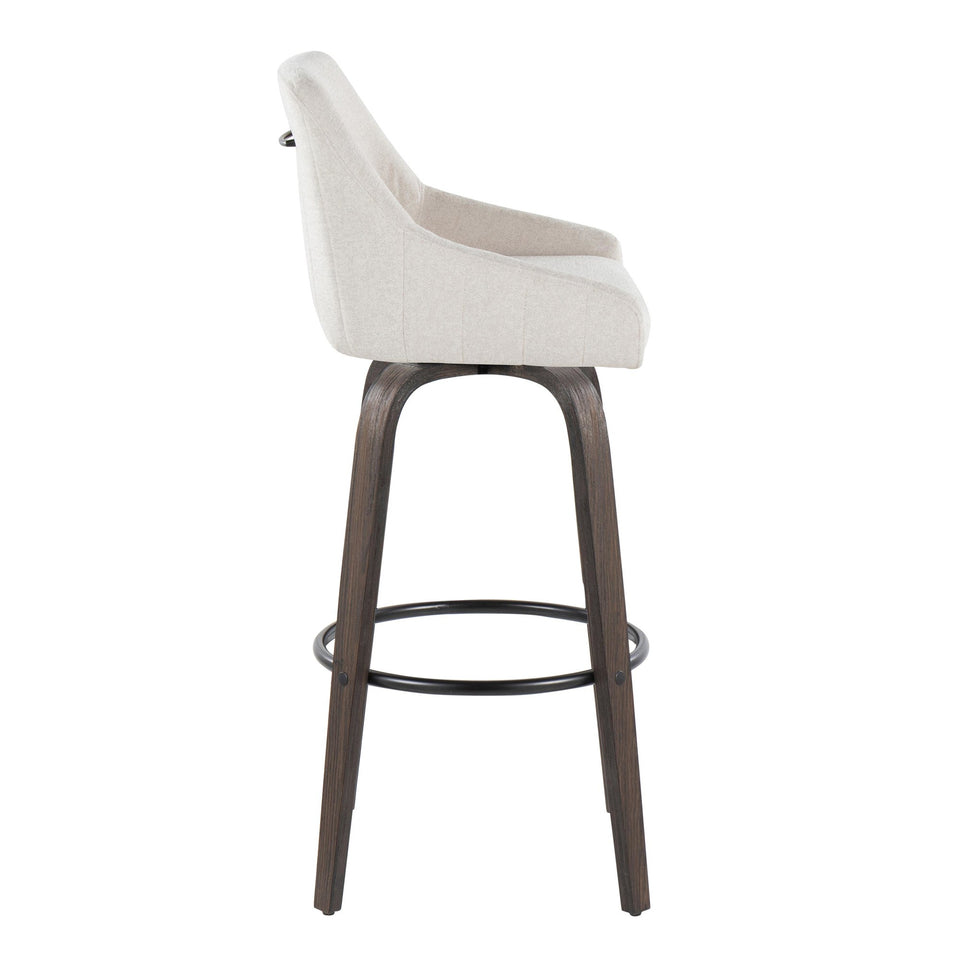 Hannah 30" Fixed-Height Barstool - Set of 2