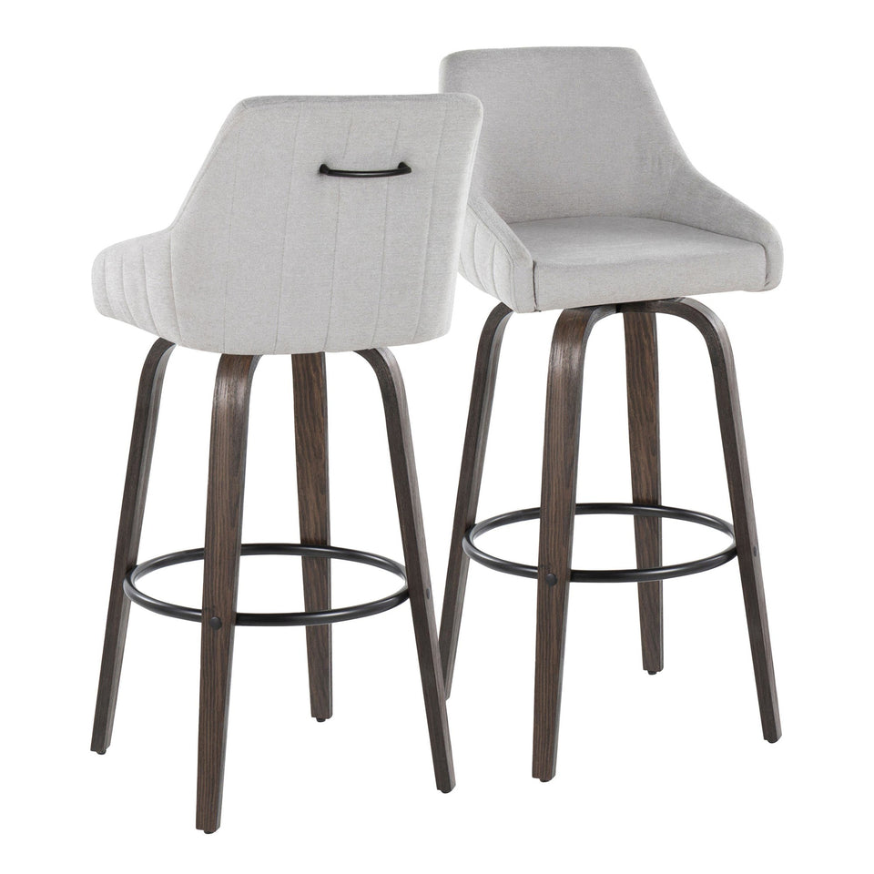 Hannah 30" Fixed-Height Barstool - Set of 2