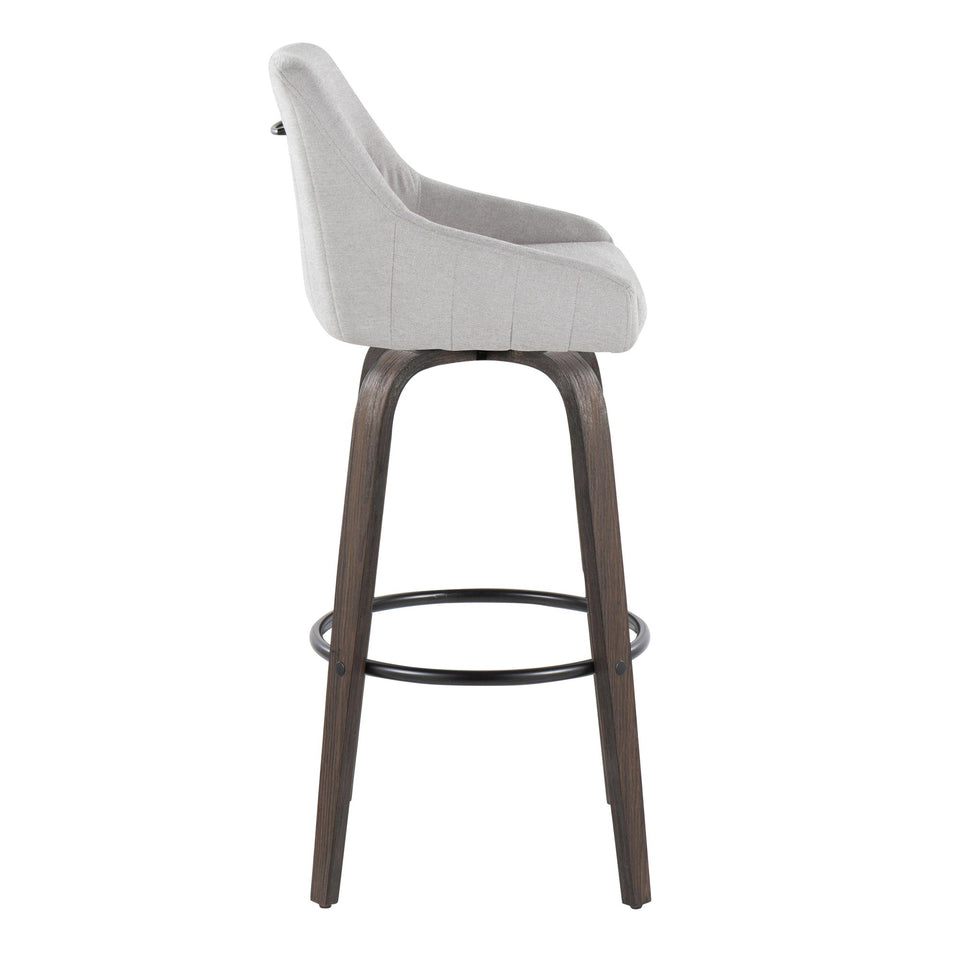 Hannah 30" Fixed-Height Barstool - Set of 2