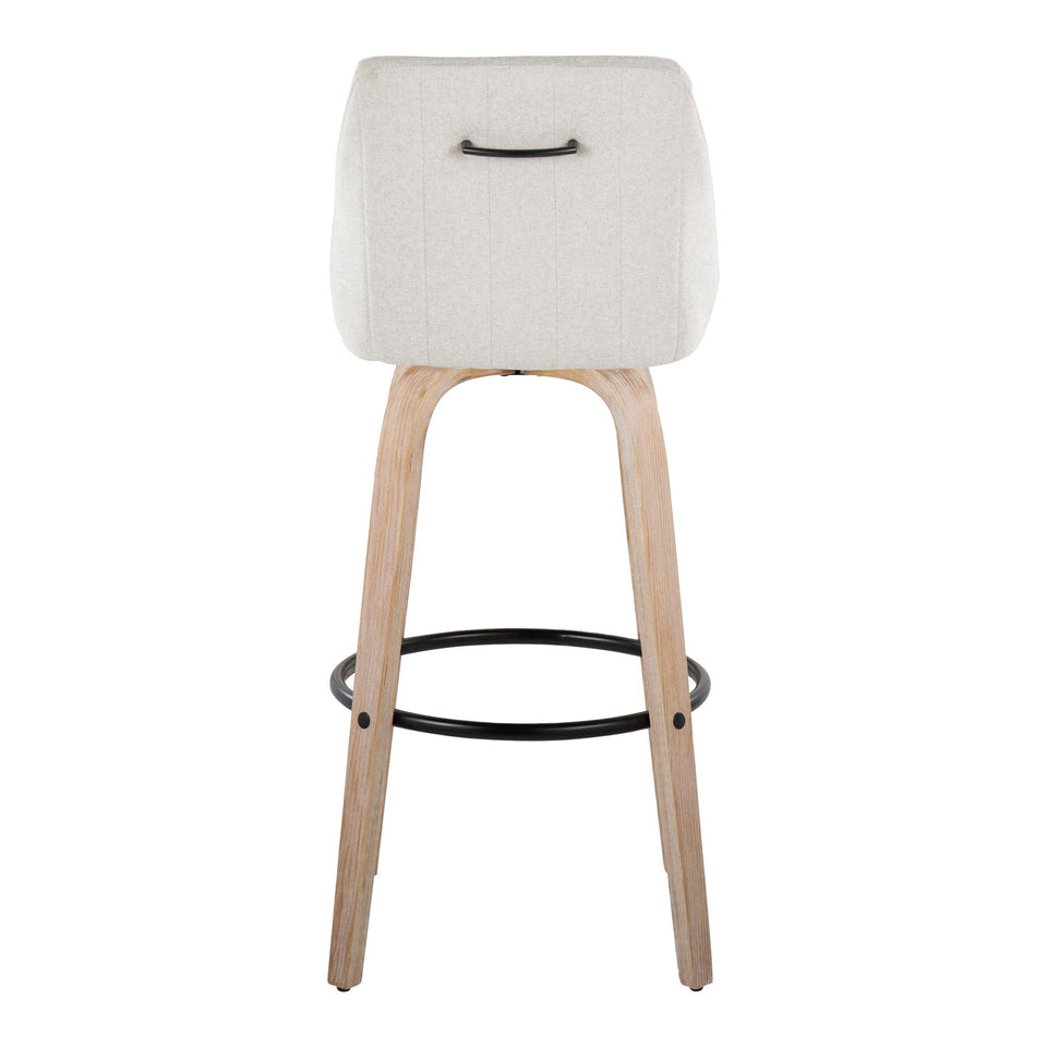 Hannah 30" Fixed-Height Barstool - Set of 2
