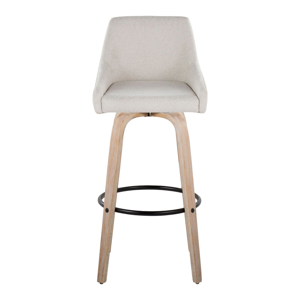 Hannah 30" Fixed-Height Barstool - Set of 2