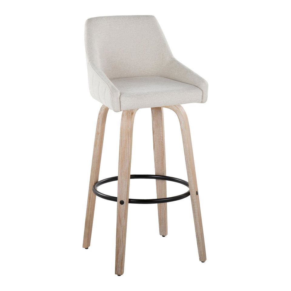 Hannah 30" Fixed-Height Barstool - Set of 2