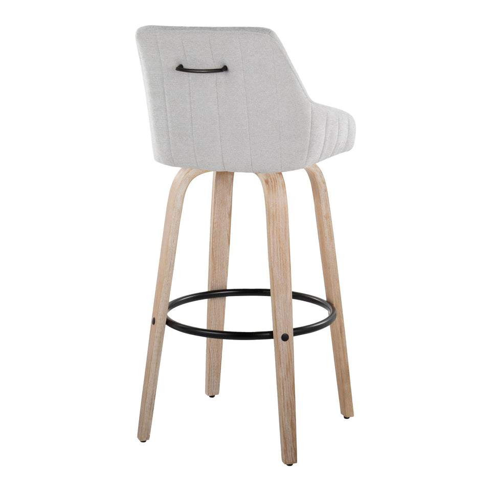Hannah 30" Fixed-Height Barstool - Set of 2