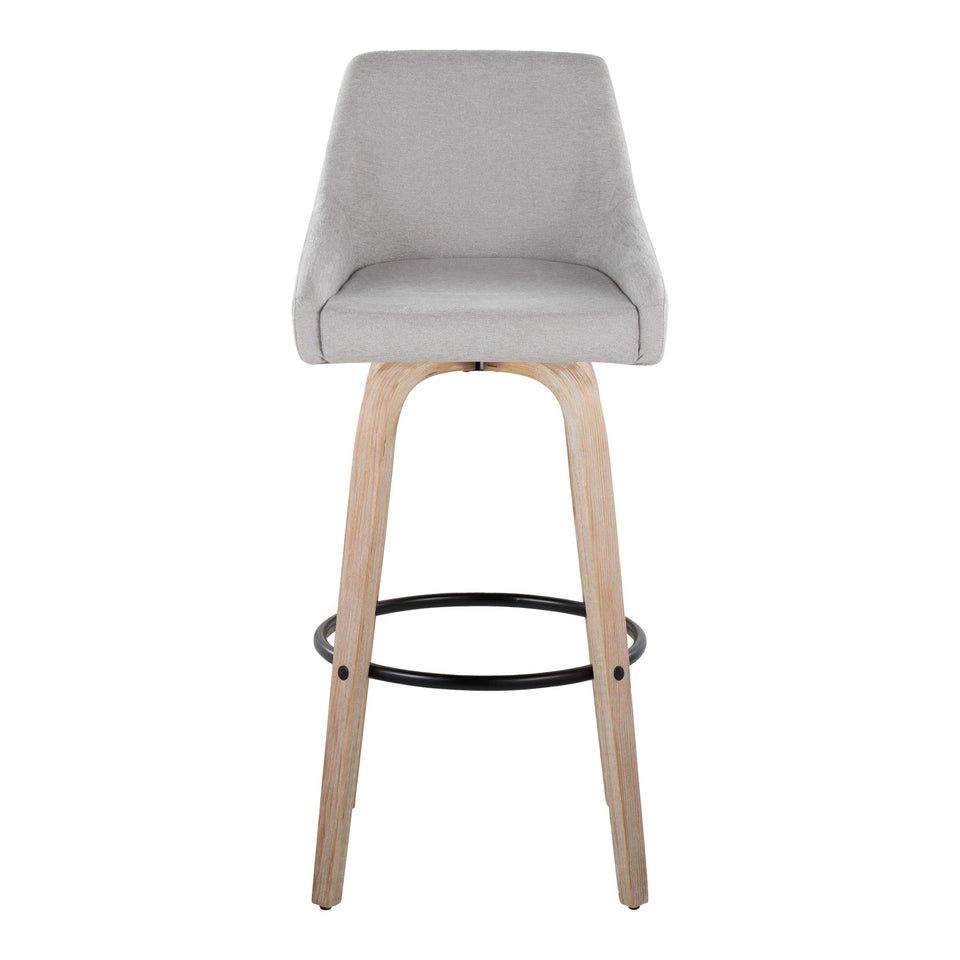 Hannah 30" Fixed-Height Barstool - Set of 2
