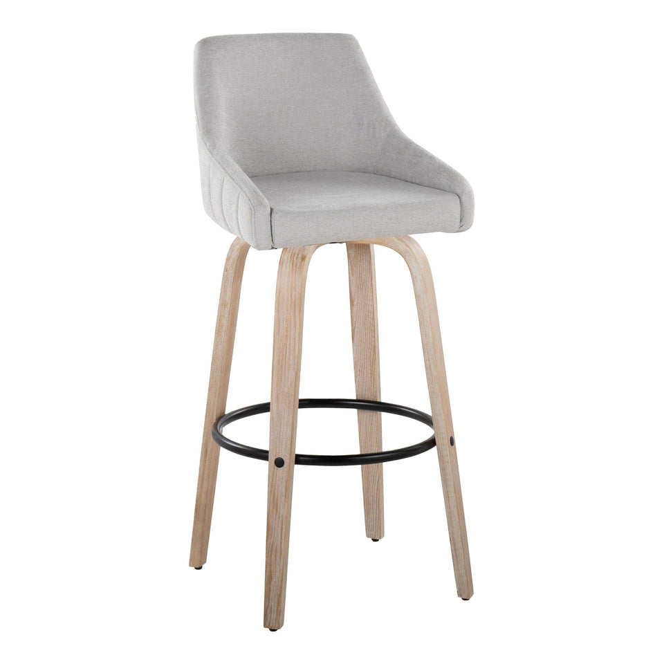 Hannah 30" Fixed-Height Barstool - Set of 2
