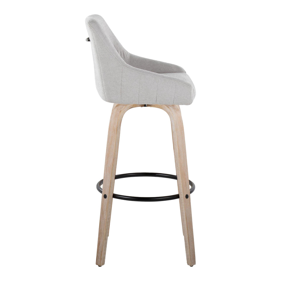 Hannah 30" Fixed-Height Barstool - Set of 2