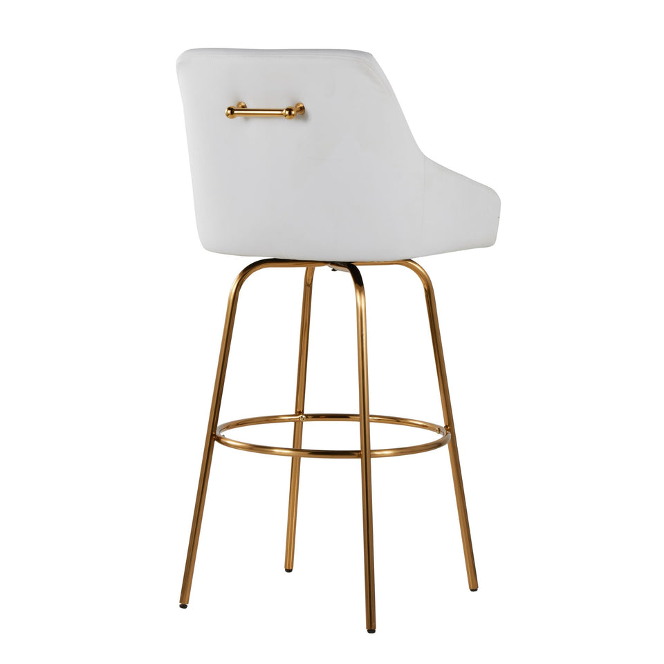 Hannah 30" Fixed-Height Barstool - Set of 2