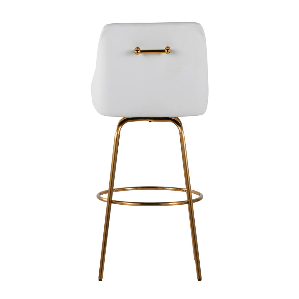 Hannah 30" Fixed-Height Barstool - Set of 2