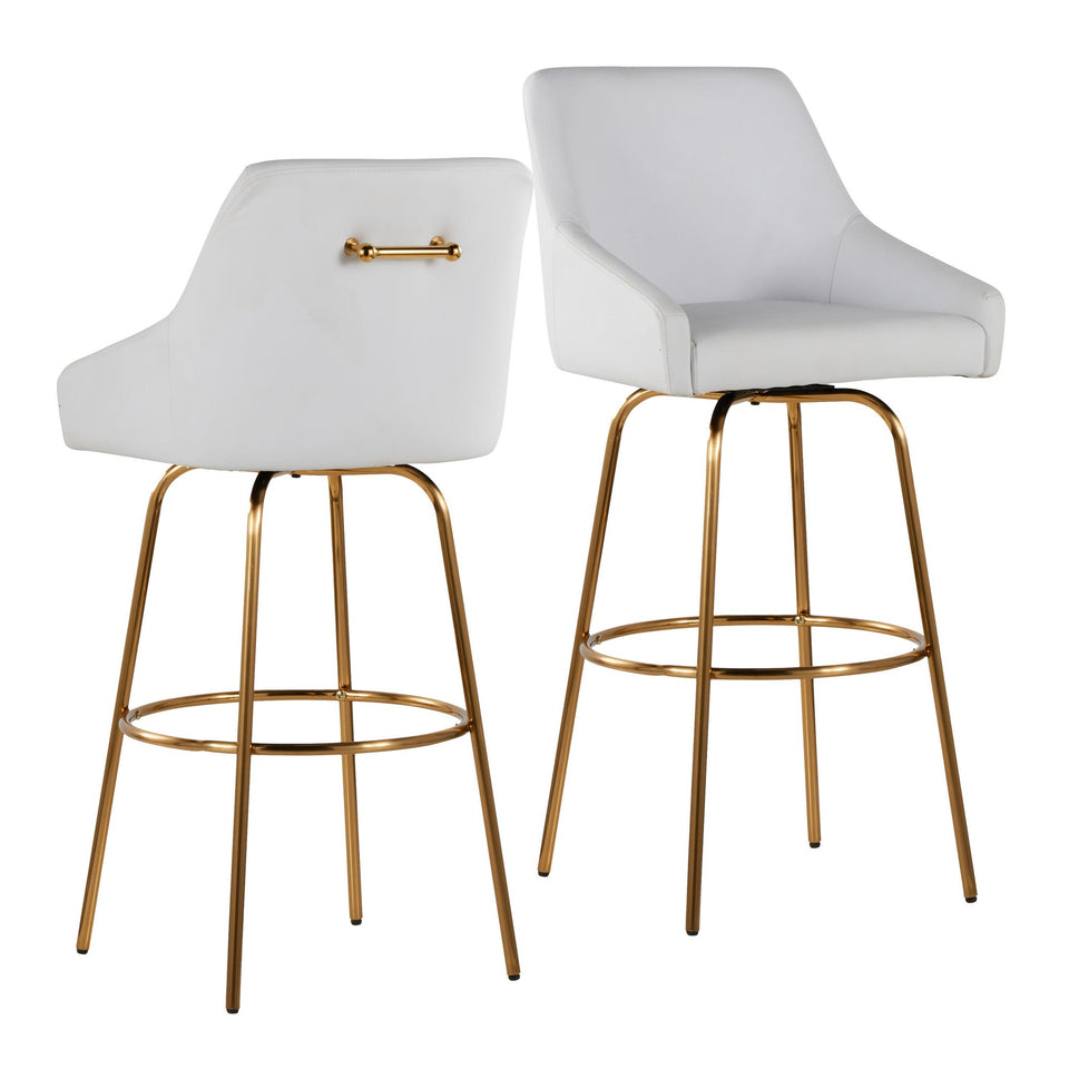 Hannah 30" Fixed-Height Barstool - Set of 2