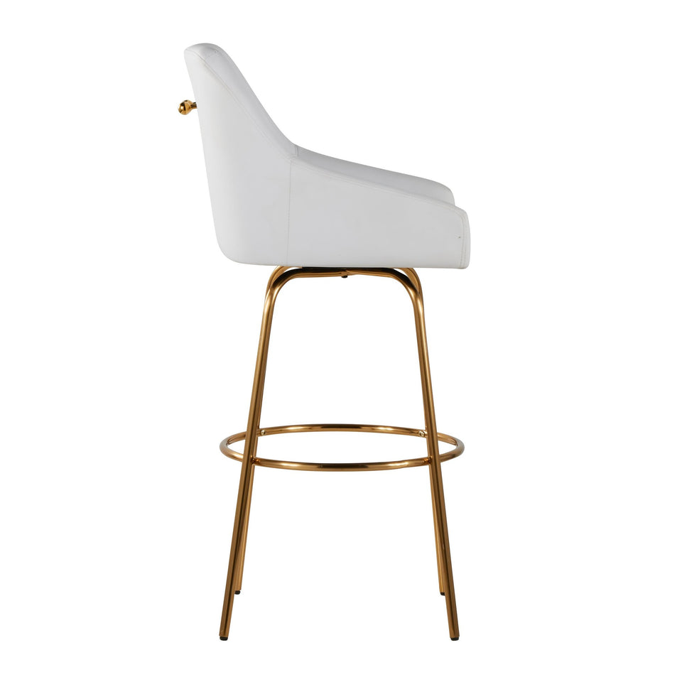 Hannah 30" Fixed-Height Barstool - Set of 2