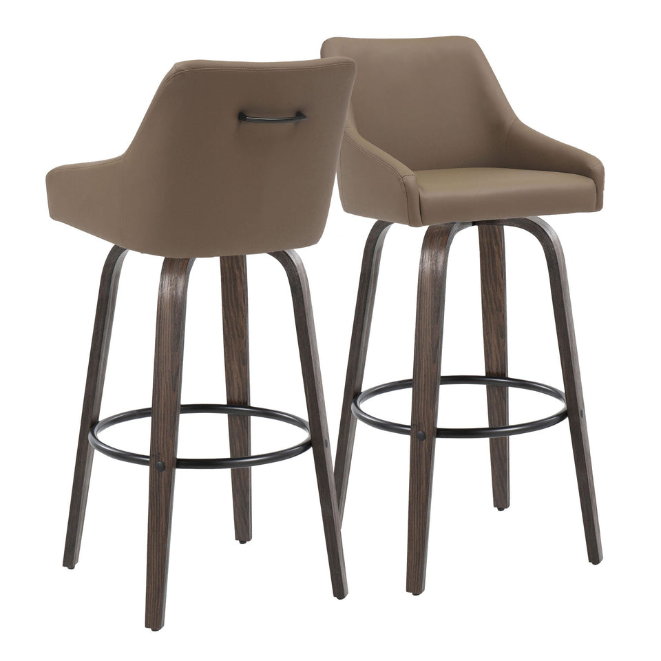 Hannah 30" Fixed-Height Barstool - Set of 2