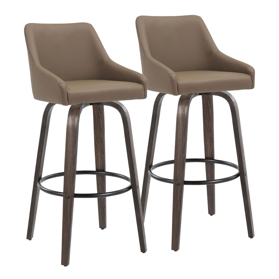 Hannah 30" Fixed-Height Barstool - Set of 2