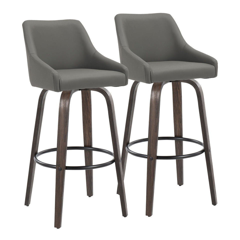 Hannah 30" Fixed-Height Barstool - Set of 2