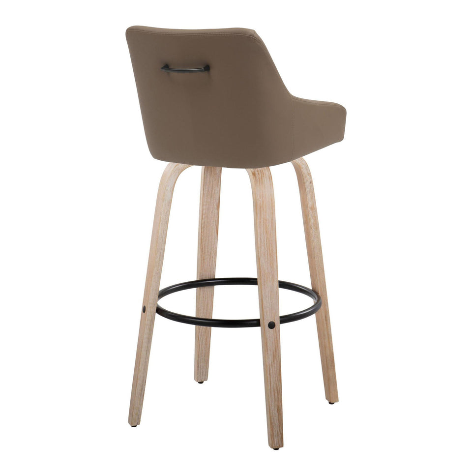Hannah 30" Fixed-Height Barstool - Set of 2