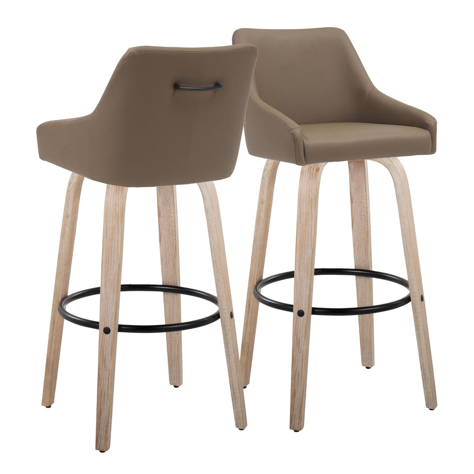 Hannah 30" Fixed-Height Barstool - Set of 2
