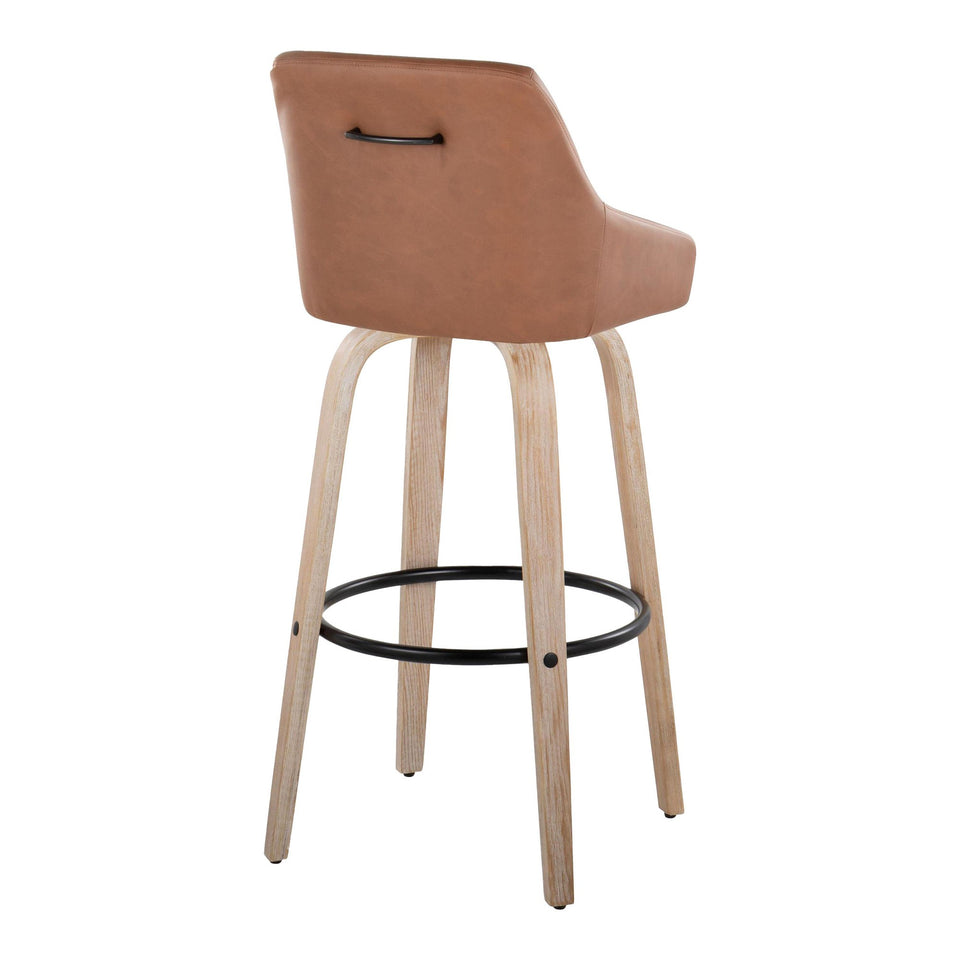 Hannah 30" Fixed-Height Barstool - Set of 2