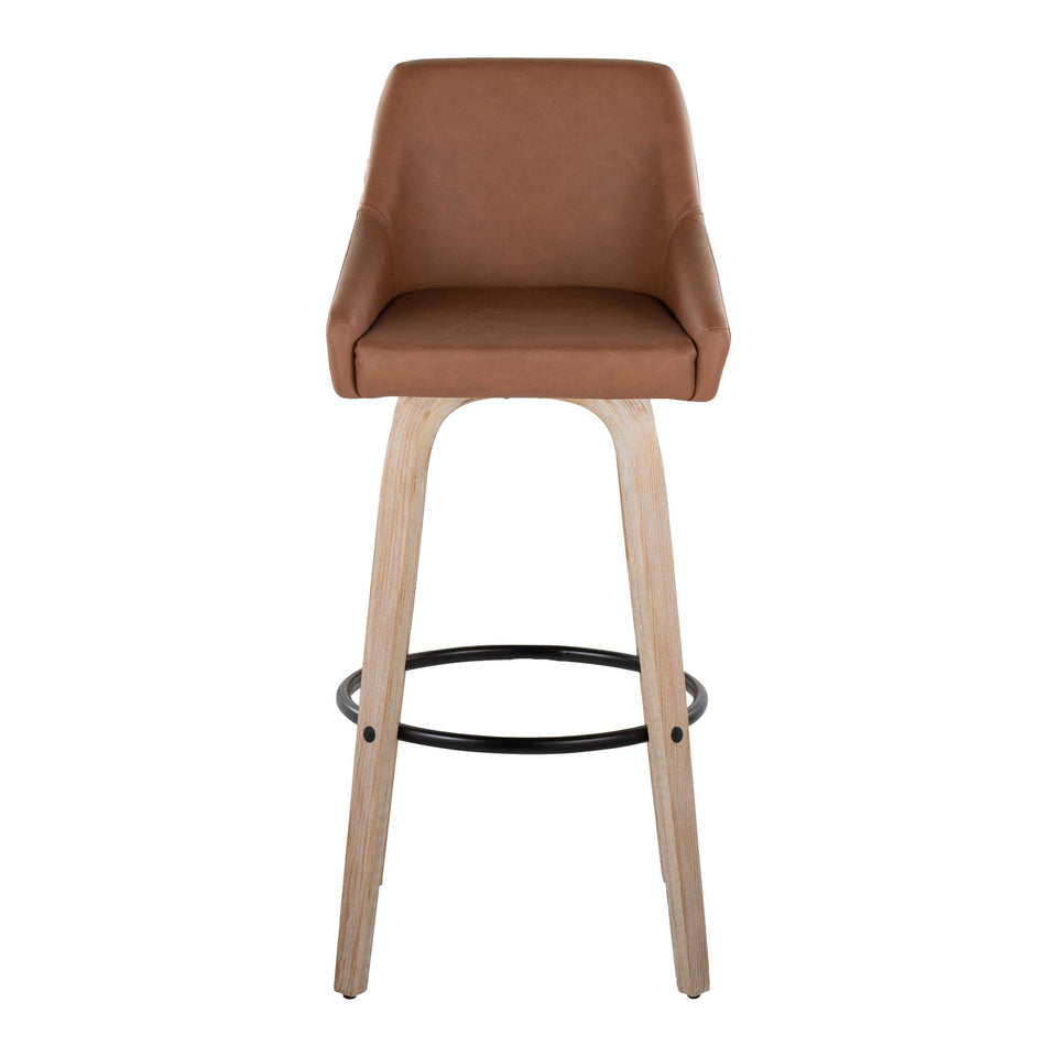 Hannah 30" Fixed-Height Barstool - Set of 2