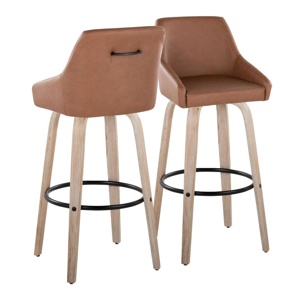 Hannah 30" Fixed-Height Barstool - Set of 2