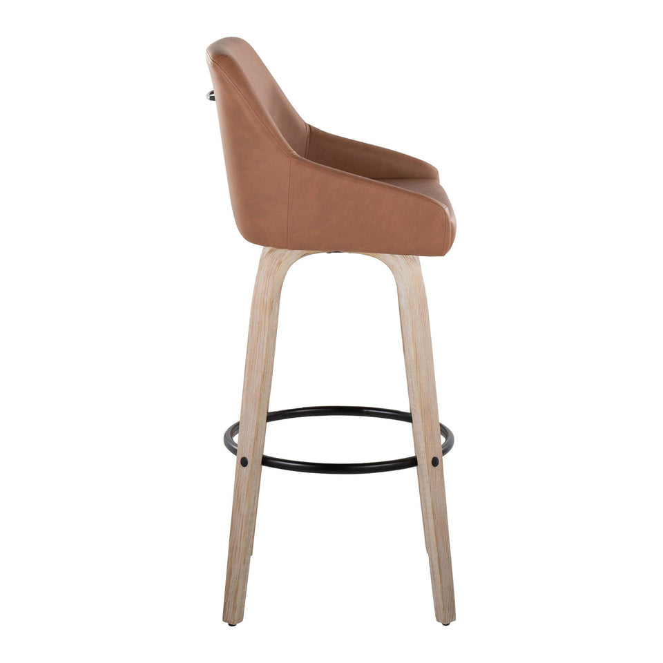 Hannah 30" Fixed-Height Barstool - Set of 2