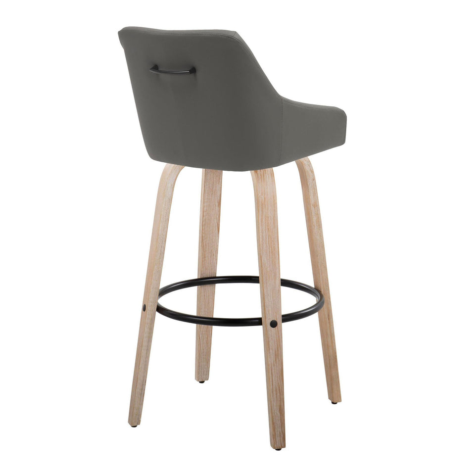 Hannah 30" Fixed-Height Barstool - Set of 2