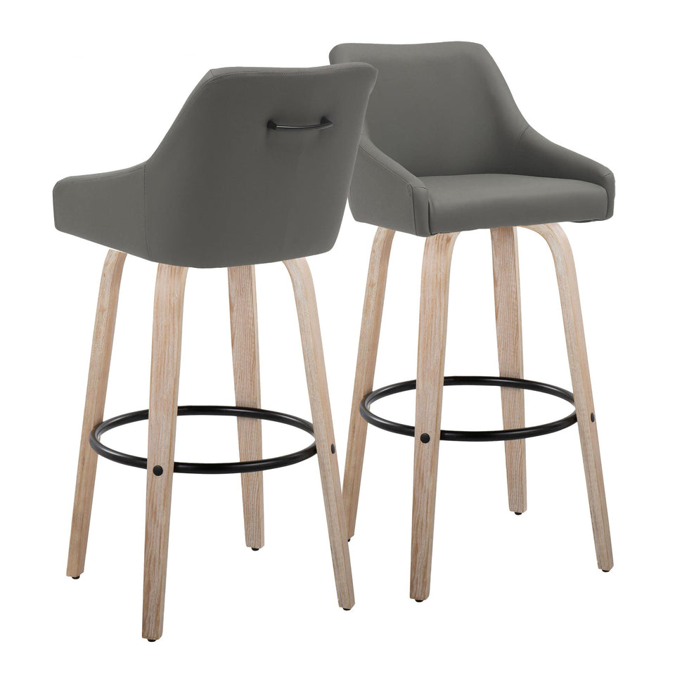Hannah 30" Fixed-Height Barstool - Set of 2