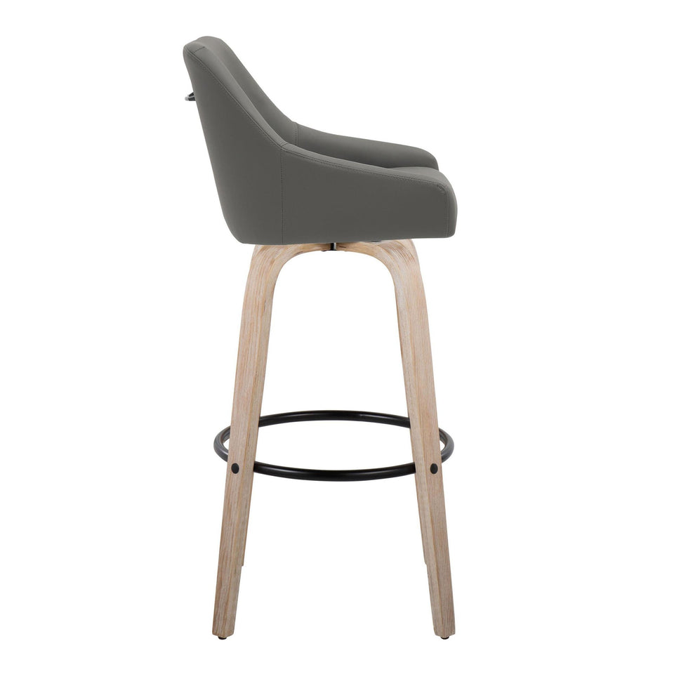 Hannah 30" Fixed-Height Barstool - Set of 2