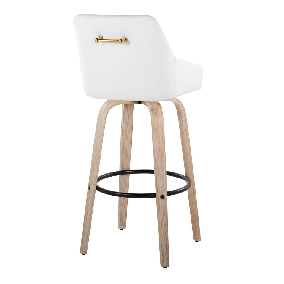 Hannah 30" Fixed-Height Barstool - Set of 2