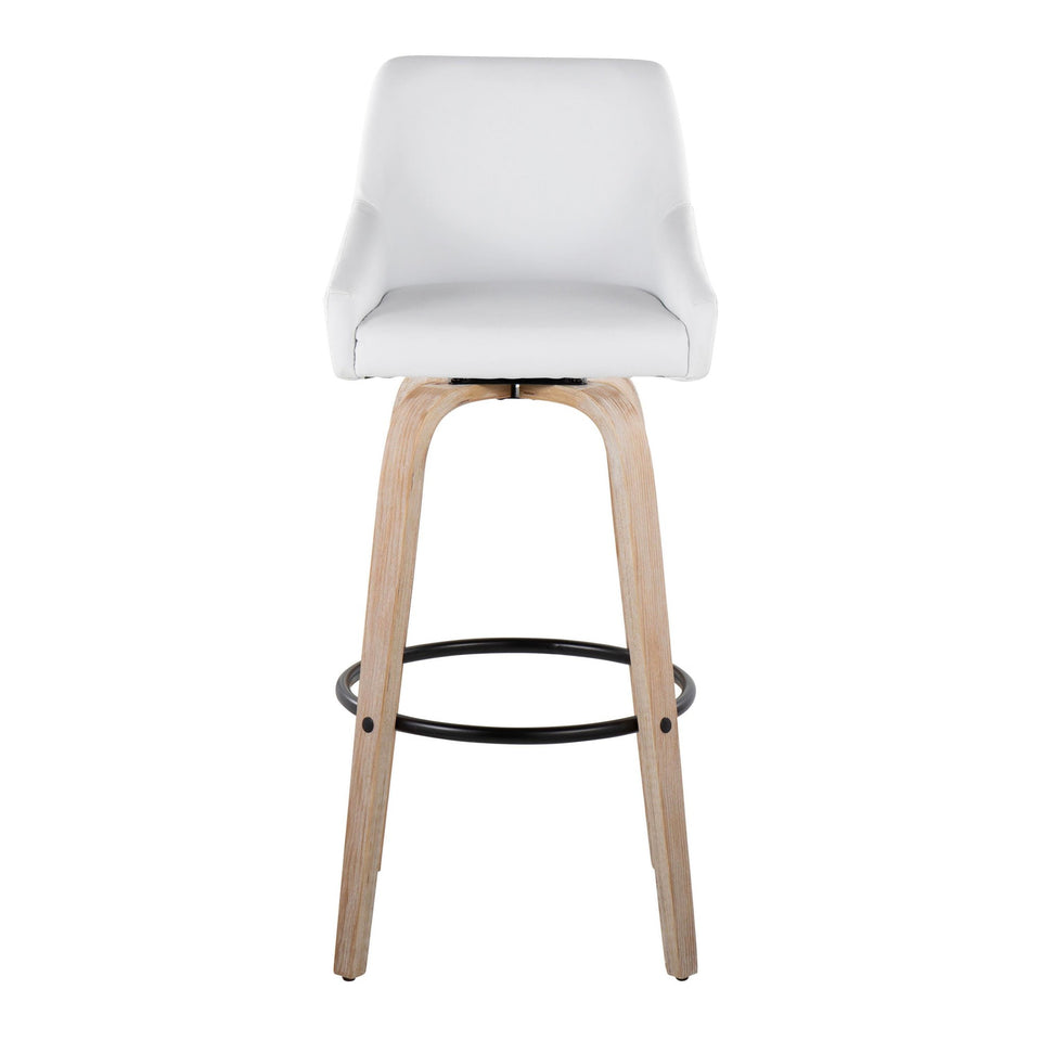 Hannah 30" Fixed-Height Barstool - Set of 2