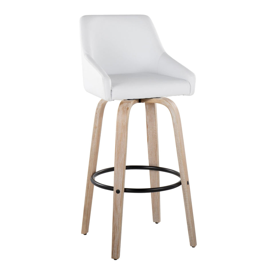 Hannah 30" Fixed-Height Barstool - Set of 2