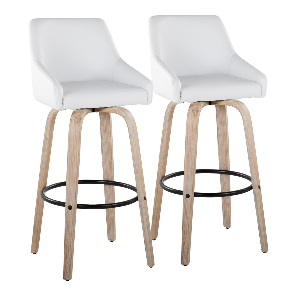 Hannah 30" Fixed-Height Barstool - Set of 2