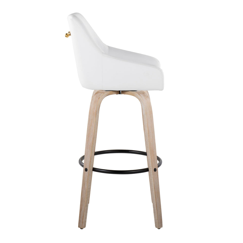 Hannah 30" Fixed-Height Barstool - Set of 2