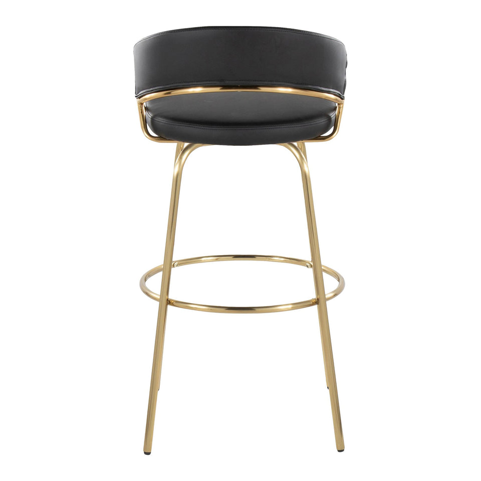 Jie 30" Fixed-Height Barstool - Set of 2