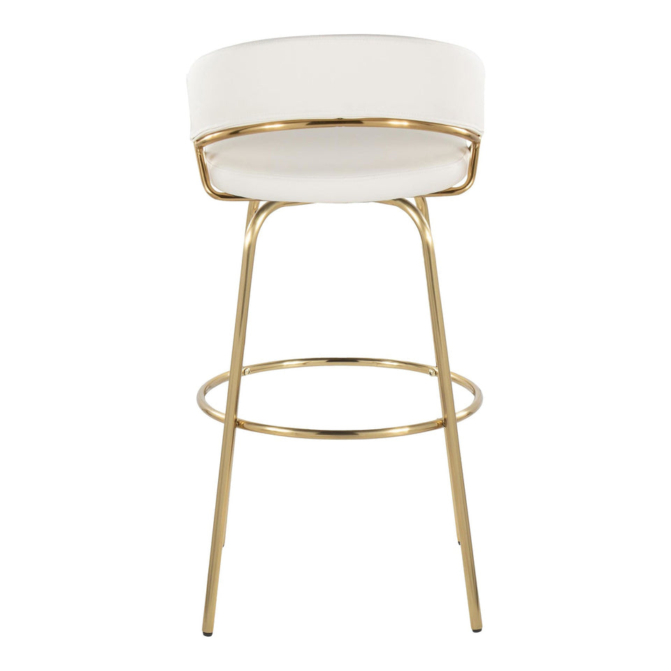 Jie 30" Fixed-Height Barstool - Set of 2