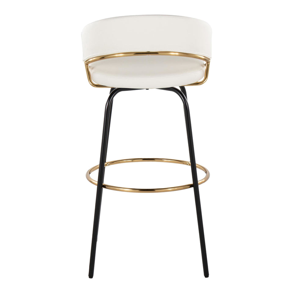 Jie 30" Fixed-Height Barstool - Set of 2