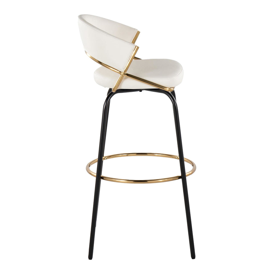 Jie 30" Fixed-Height Barstool - Set of 2