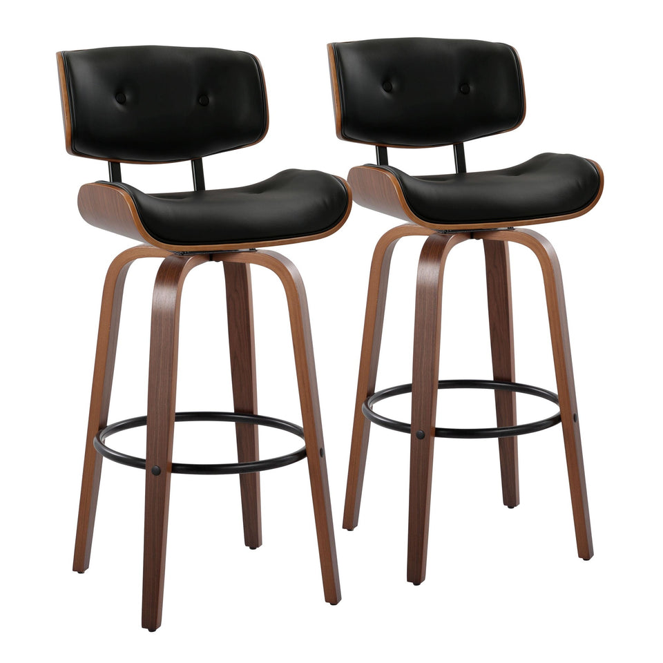 Lombardi 30" Fixed-Height Barstool - Set of 2